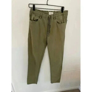 Civil Society Olive Khaki Green Cotton Joggers - Mens 32